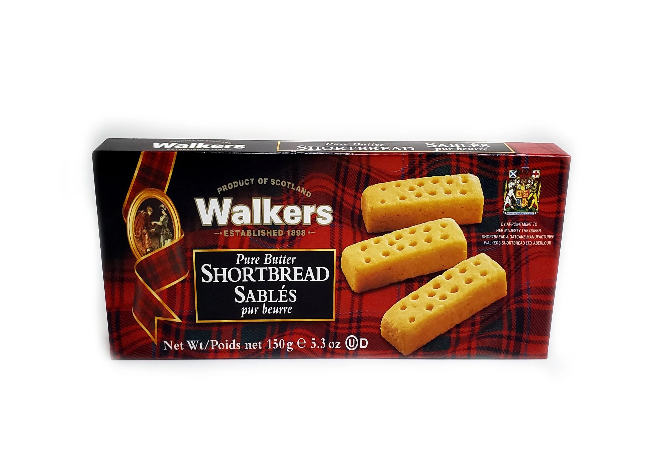 Walkers White Chocolate And Raspberry Biscuit 150G