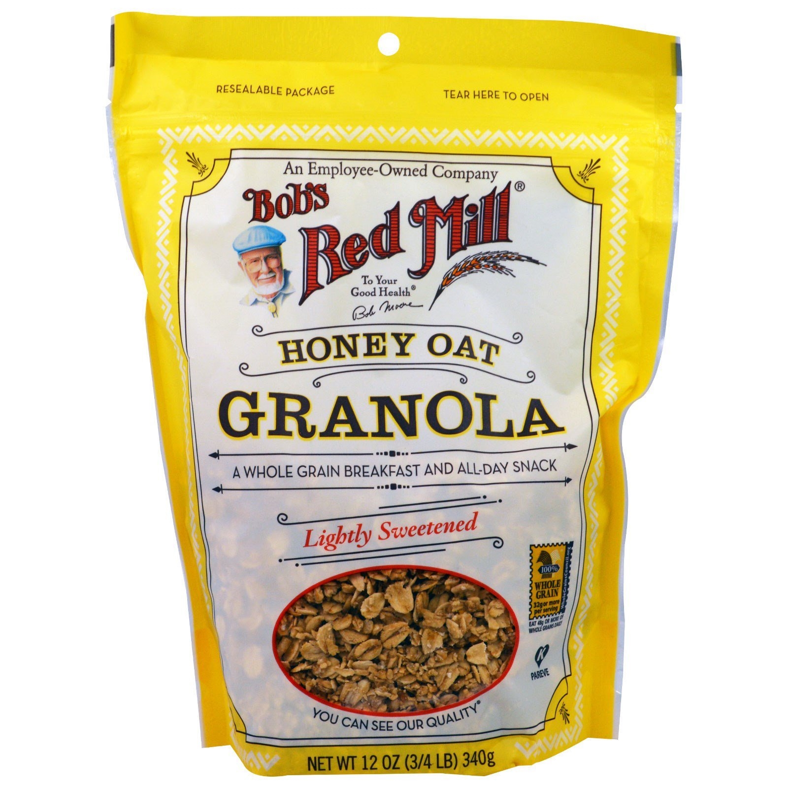 Bob’s Red Mill Honey Oat Granola Cereal 340G