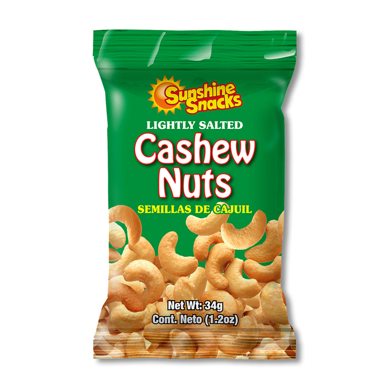 Sunshine Cashew Nuts 34G