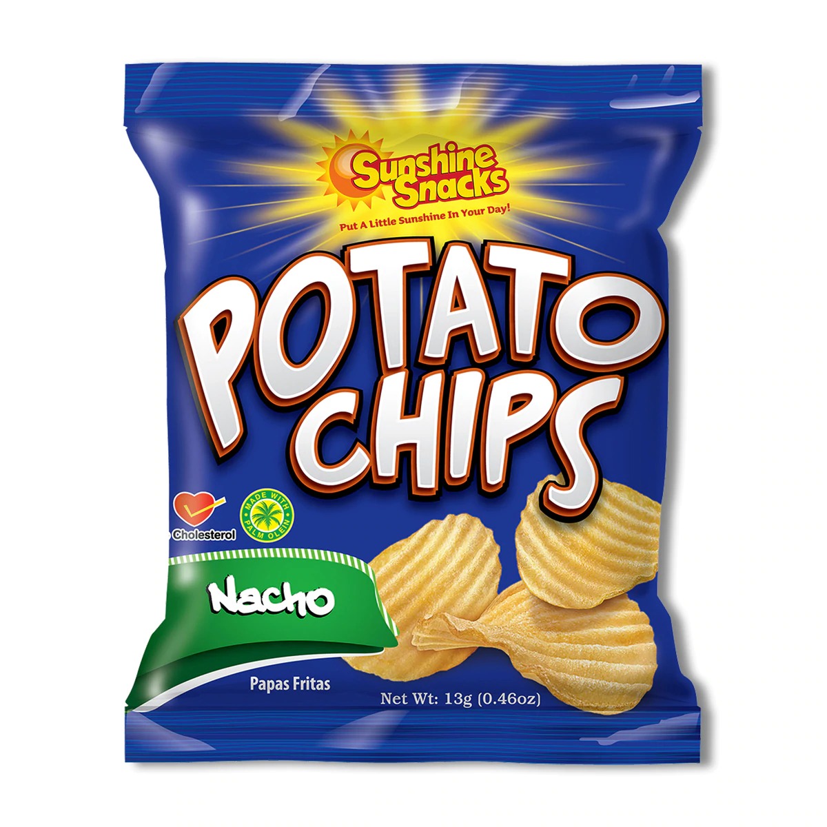 Sunshine Potato Chips Nacho13G