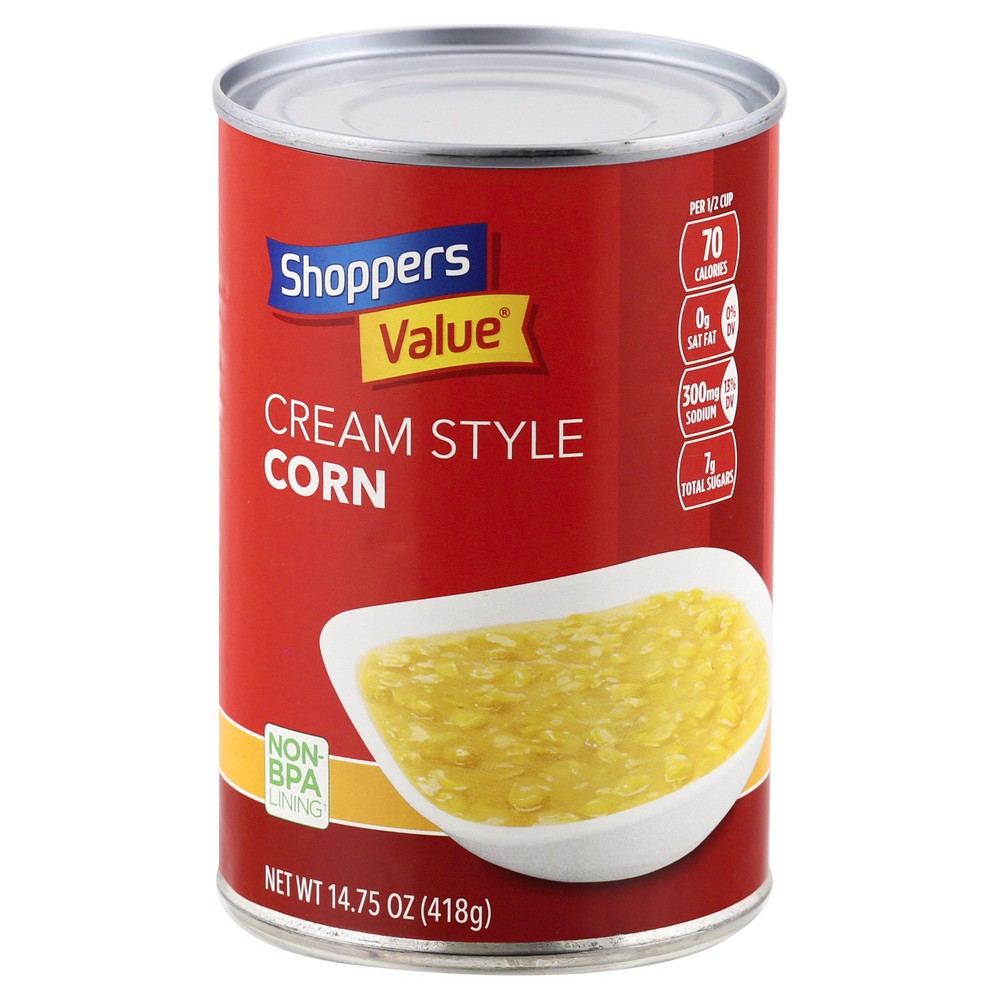 Shoppers Value Creamy Style Corn 418G