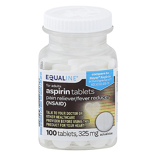 Equaline Aspirin 325Mg 100X (Each)