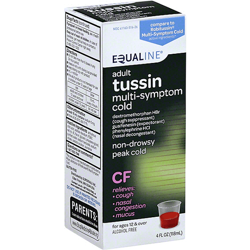 Equaline Tussn Cf Cough Syrp 118ML