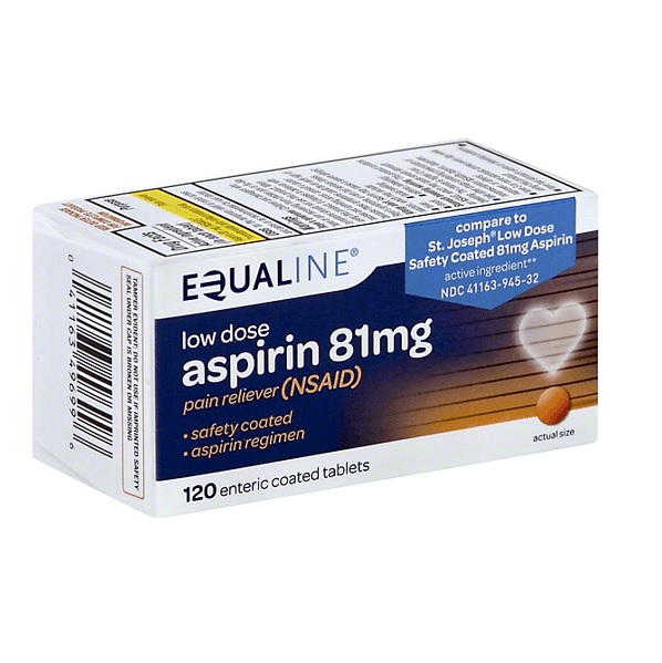 Equaline Aspirin Tab 81Mg 120X (Each)
