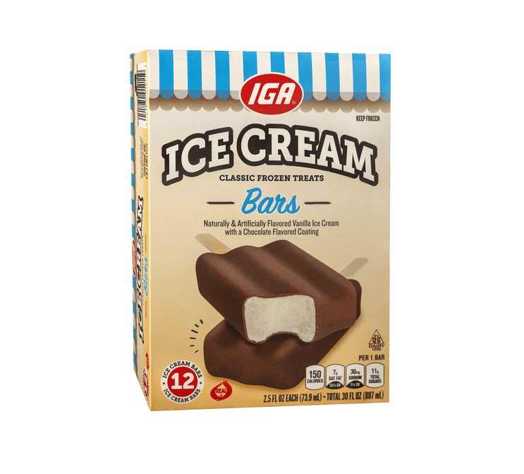 Iga Ice Cream Bars 12X (Each)