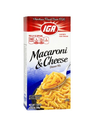 Iga Mac & Cheese Dinner 206G