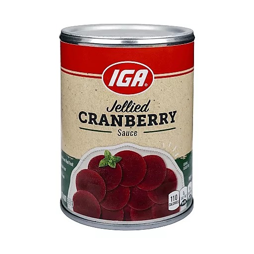 Iga Jelly Cranberry Sauce 396G