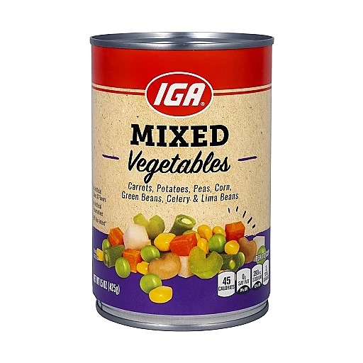 Iga Vegetable Mixed 425G
