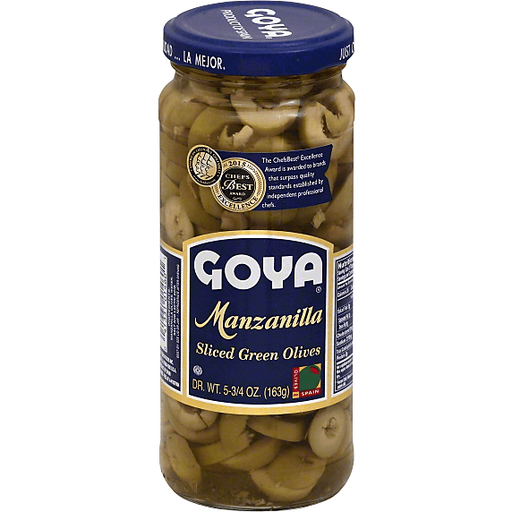 Goya Sliced Green Olive 170ML