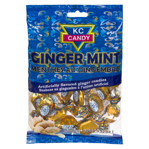 Kc Candy Ginger Mints 90G