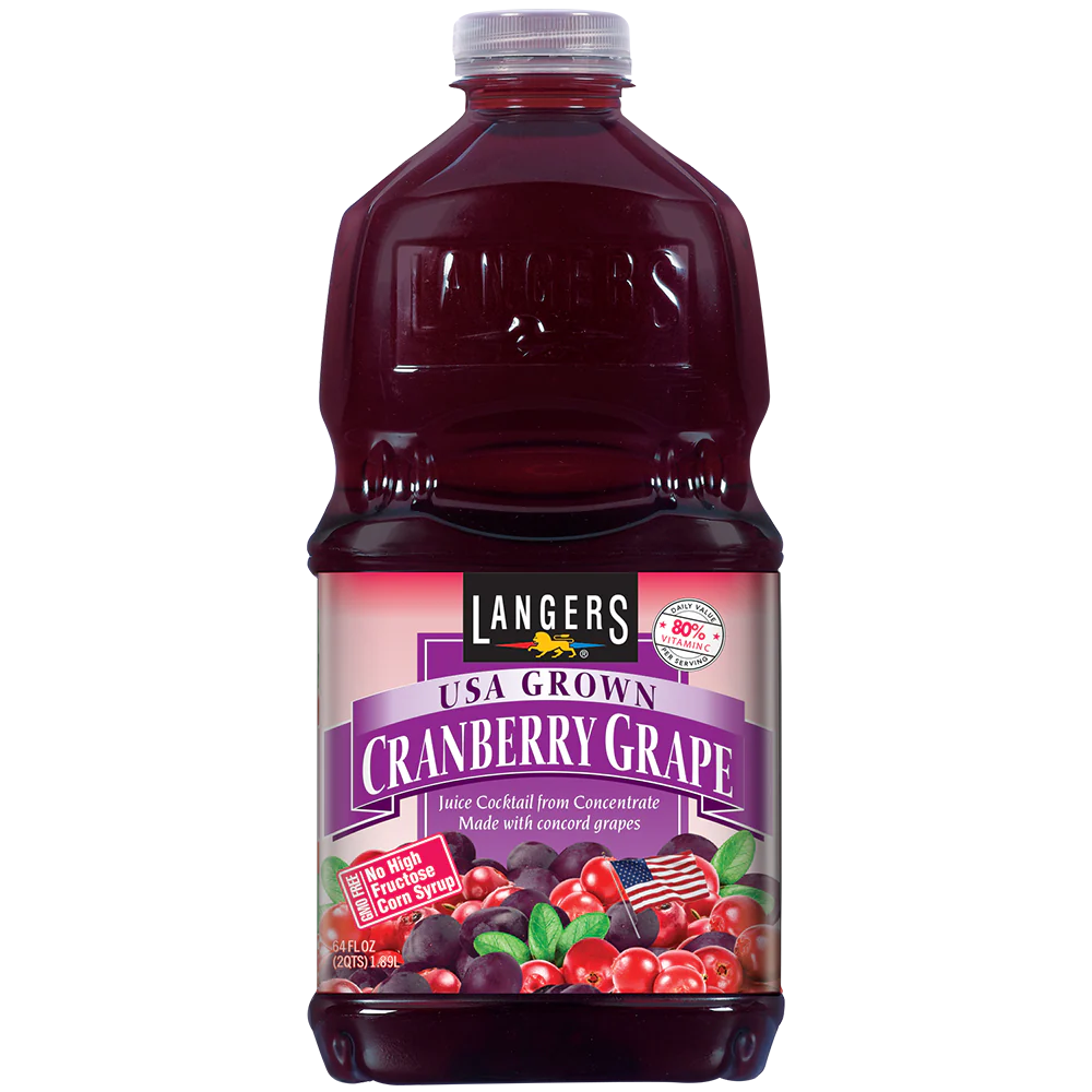 Langer Cranberry Grape Juice 1.89L