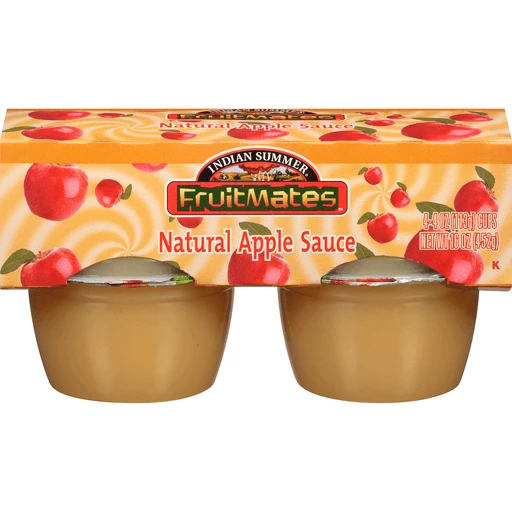 Indian Summer Applesauce Natural 4X (Each)