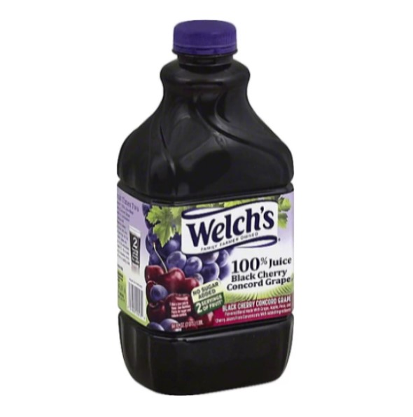 Welch”s 100% Black Cherry Concord Grape 1.89L