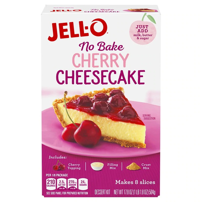 Jello O Cherry Top Cheese 504G