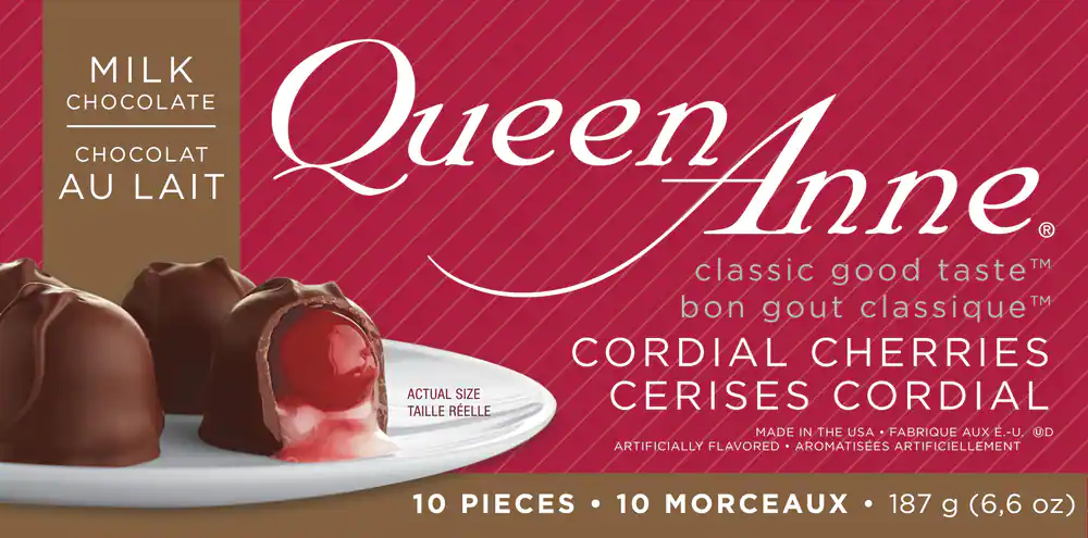 Queena Milk Chocolate Cherries 187G