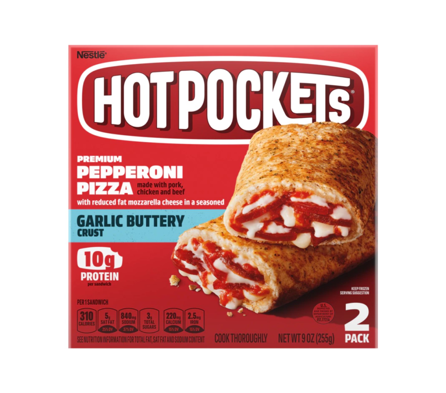Hot Pocket Pizza Pepperoni 255G