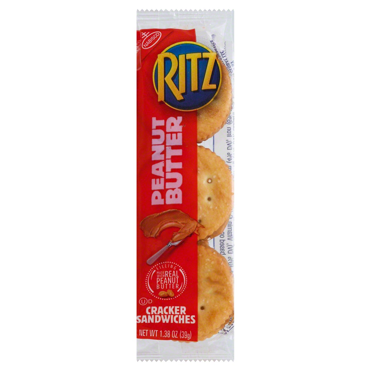 Ritz Crackers Peanut Butter Sandwiches 39G