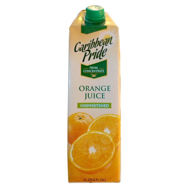 Caribbean Pride Orange Unsweetened Juice 1L