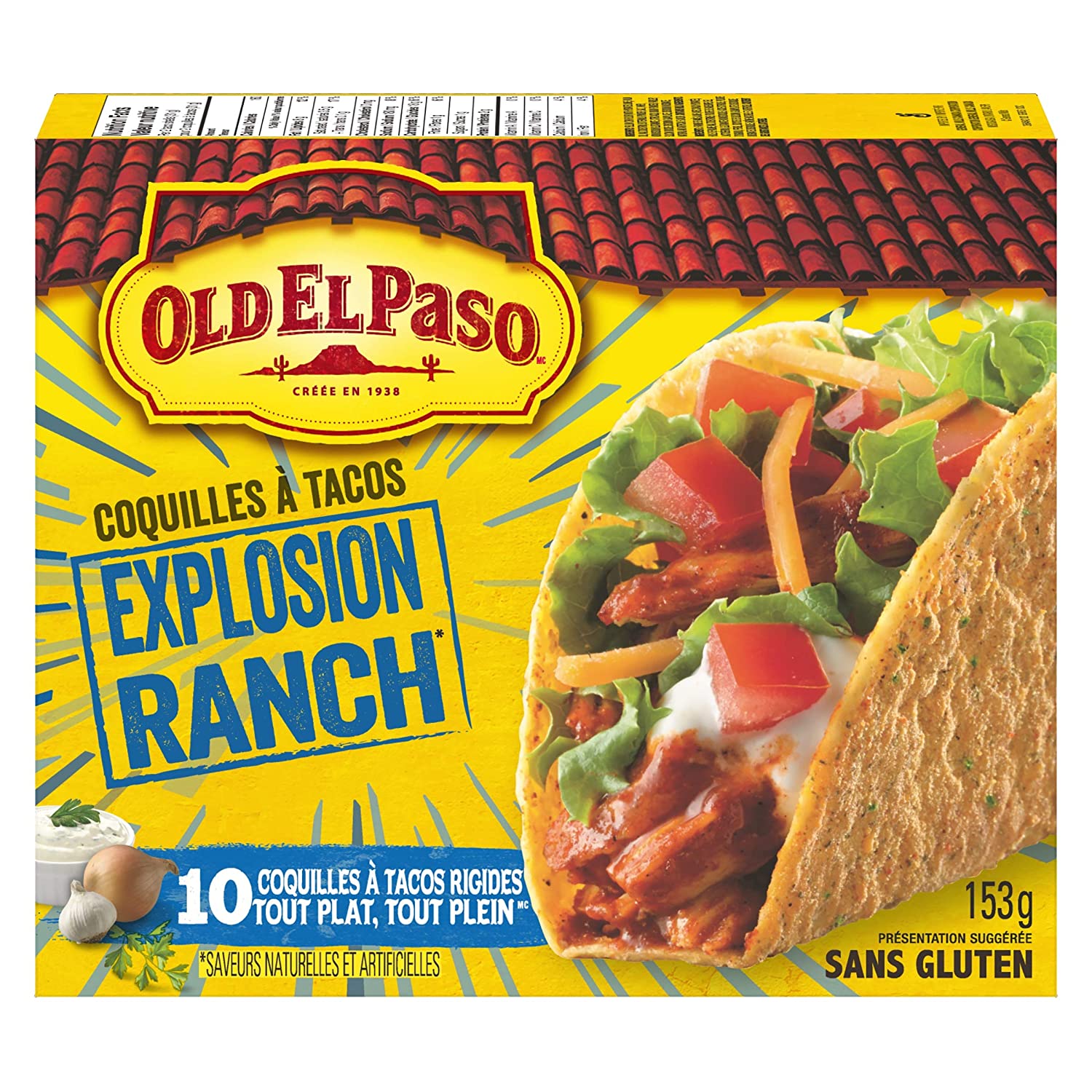 Oldelpaso Bold Ranch Shell  153G