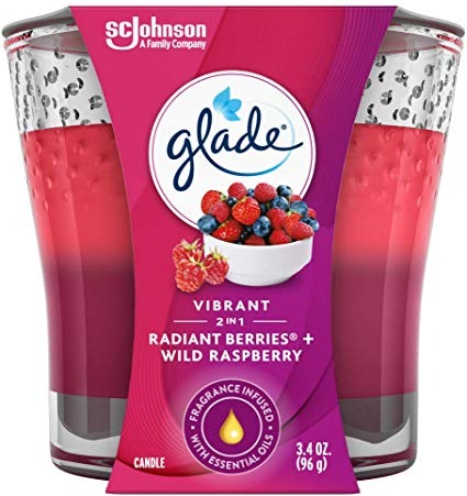 Glade Candle 2 in1 Radiant and Wild Berries 96G