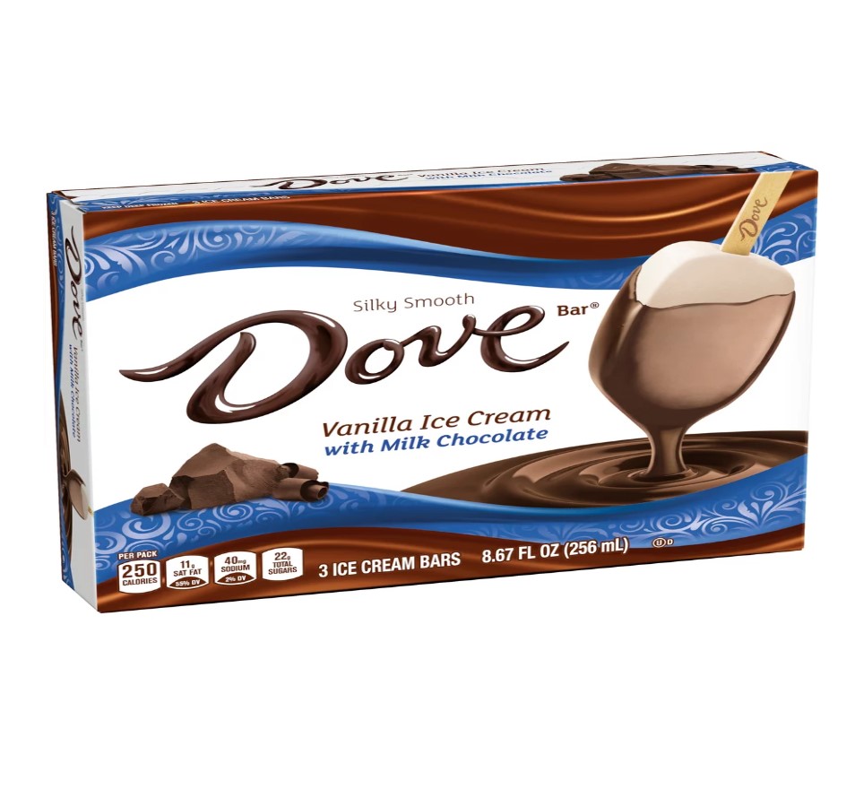 Dove Vanilla Chocolate Bar  113G