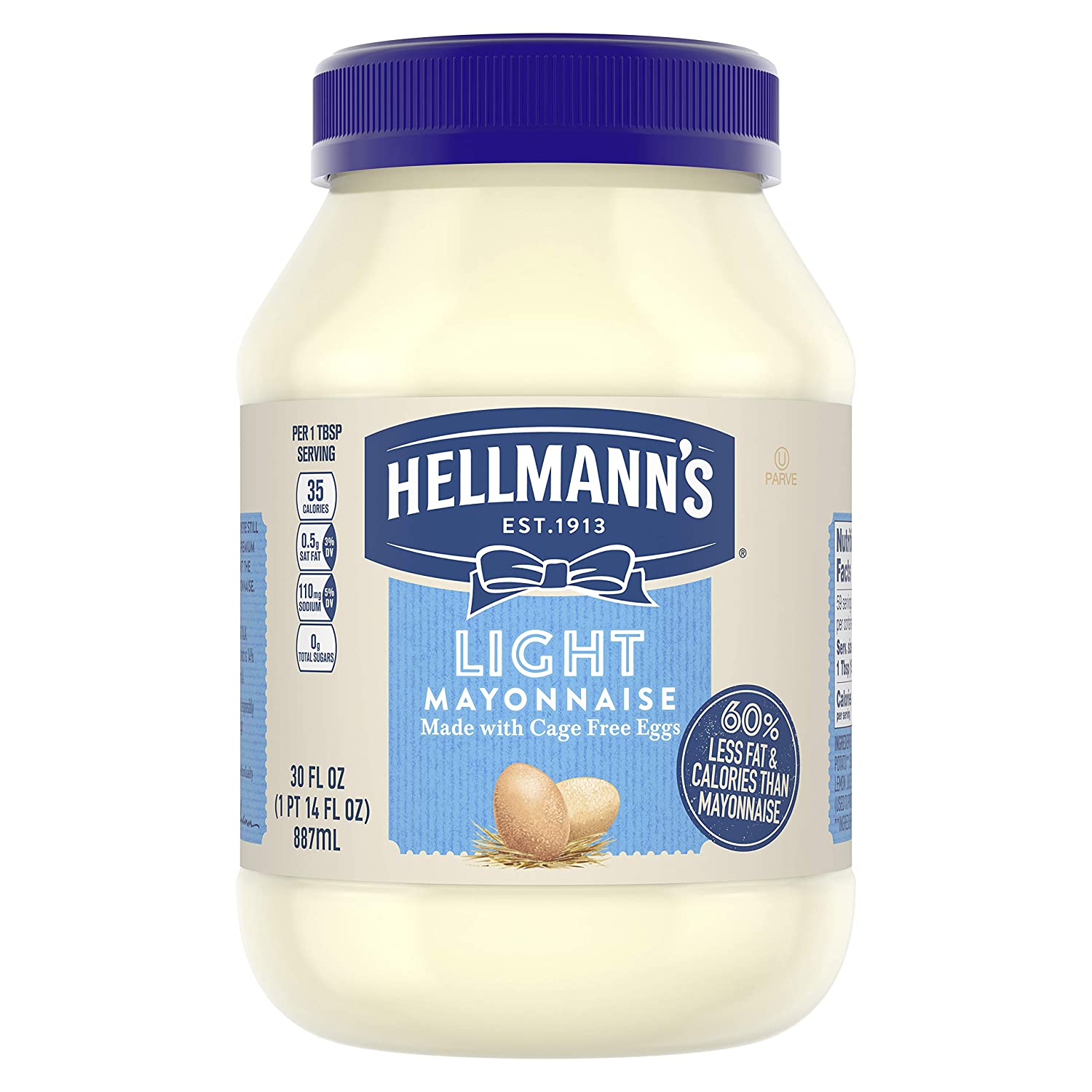 Hellmanns Light Mayo Pet 887ML