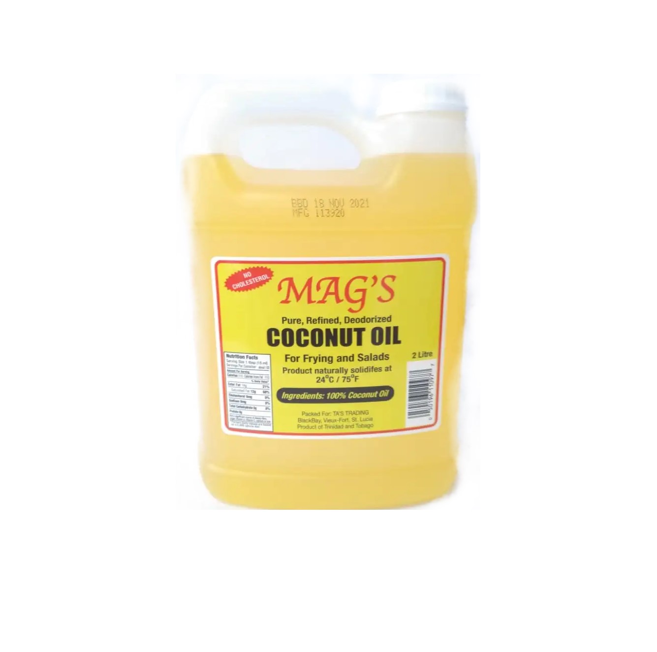 Mags Coconut Oil 2L