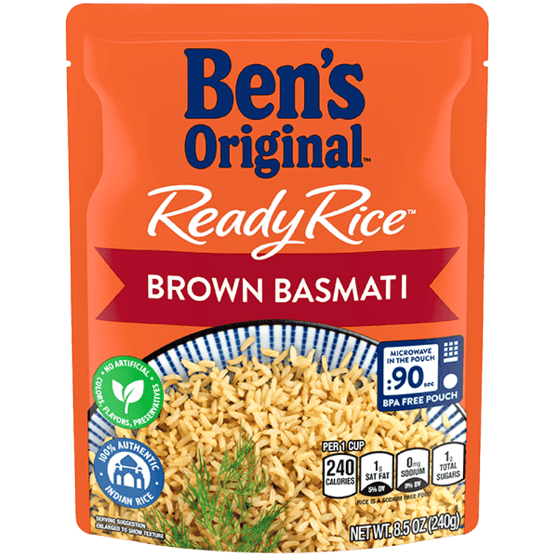 Bens Original Ready Brown Basmati Rice 241G