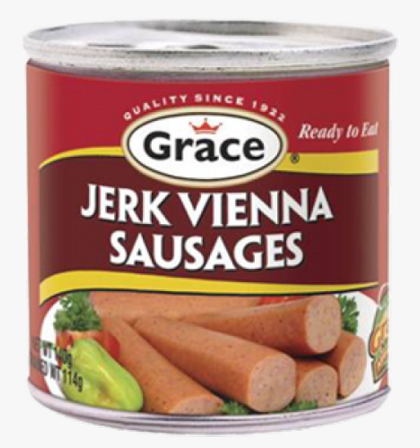 Grace Jerk Vienna Sausage 140G