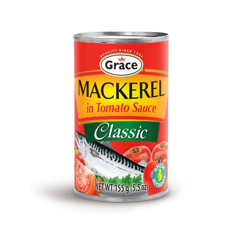 Grace Mackerel In Tomato Sauce 155G