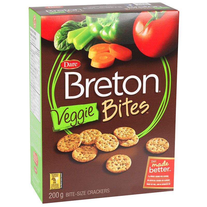 Dare Breton Veggie Bites 200G