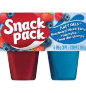 Snack Pack Gel Raspberry Mixed berry 4X ( Each)