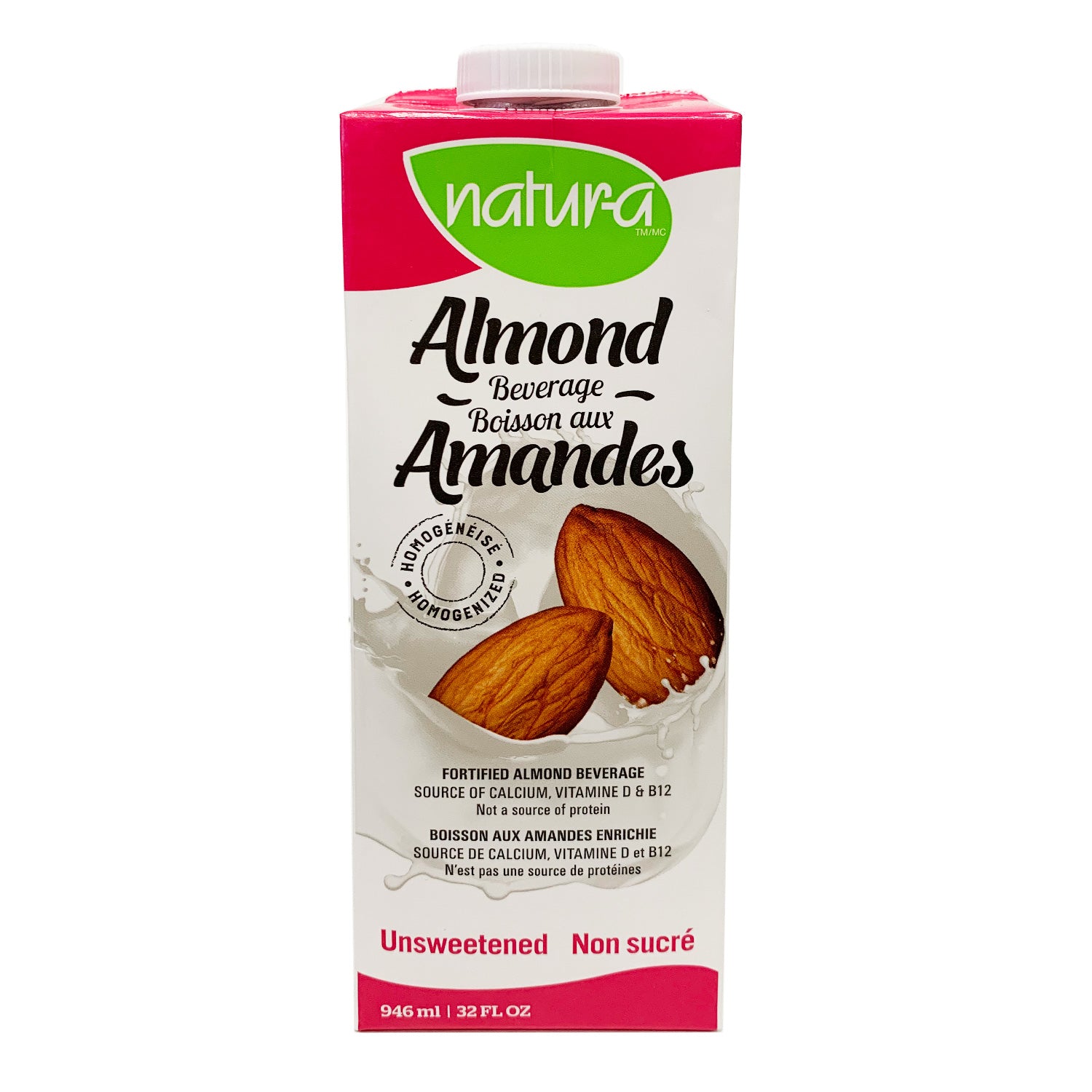 Natura Almond Unsweetened Milk 946ML