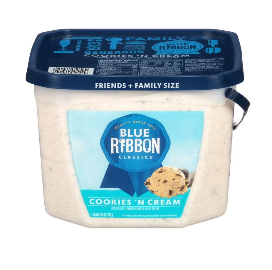 Blue Bunny Cookies n Cream Ice Cream 3.78L