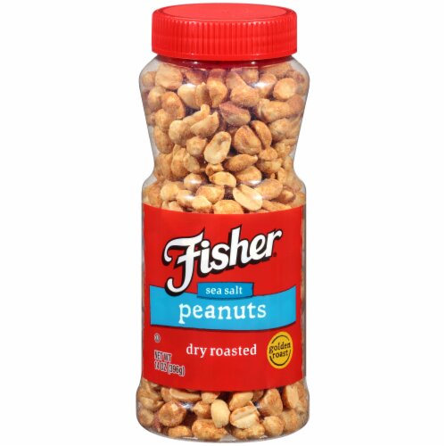 Fisher Dry Roasted Peanuts 396G