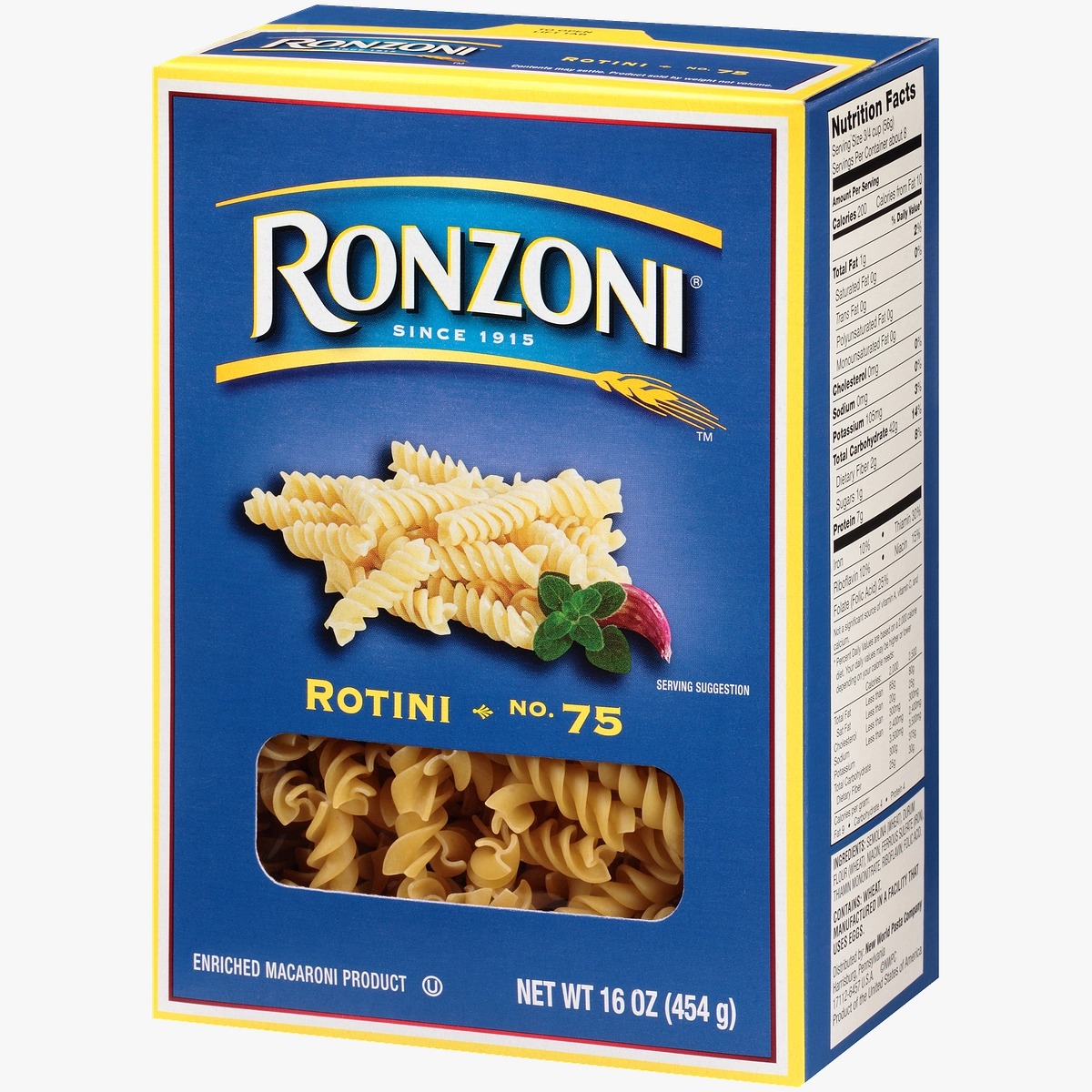 Ronzoni Rotini 454G