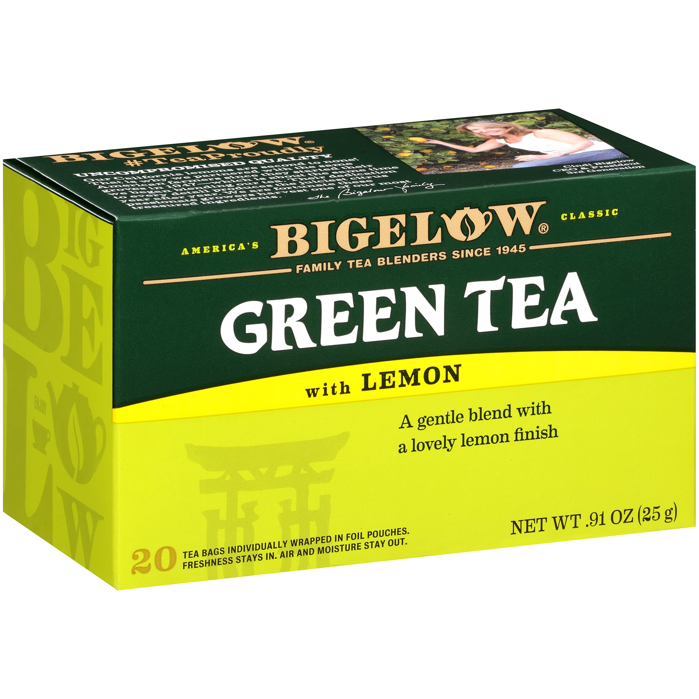 Bigelow Lemon Green Tea 20X (Each)