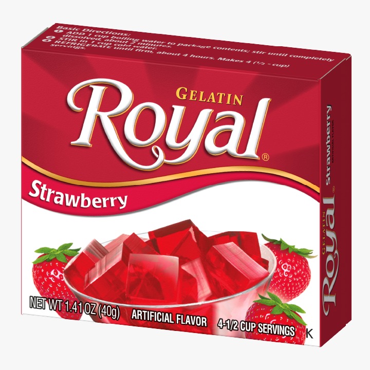 Royal Gelatin Strawberry 40G