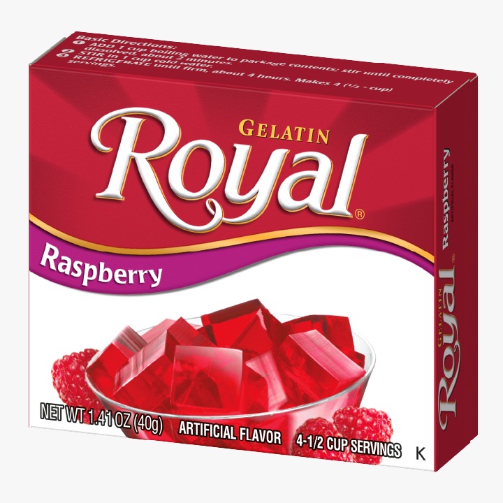 Royal Gelatin Raspberry 40G