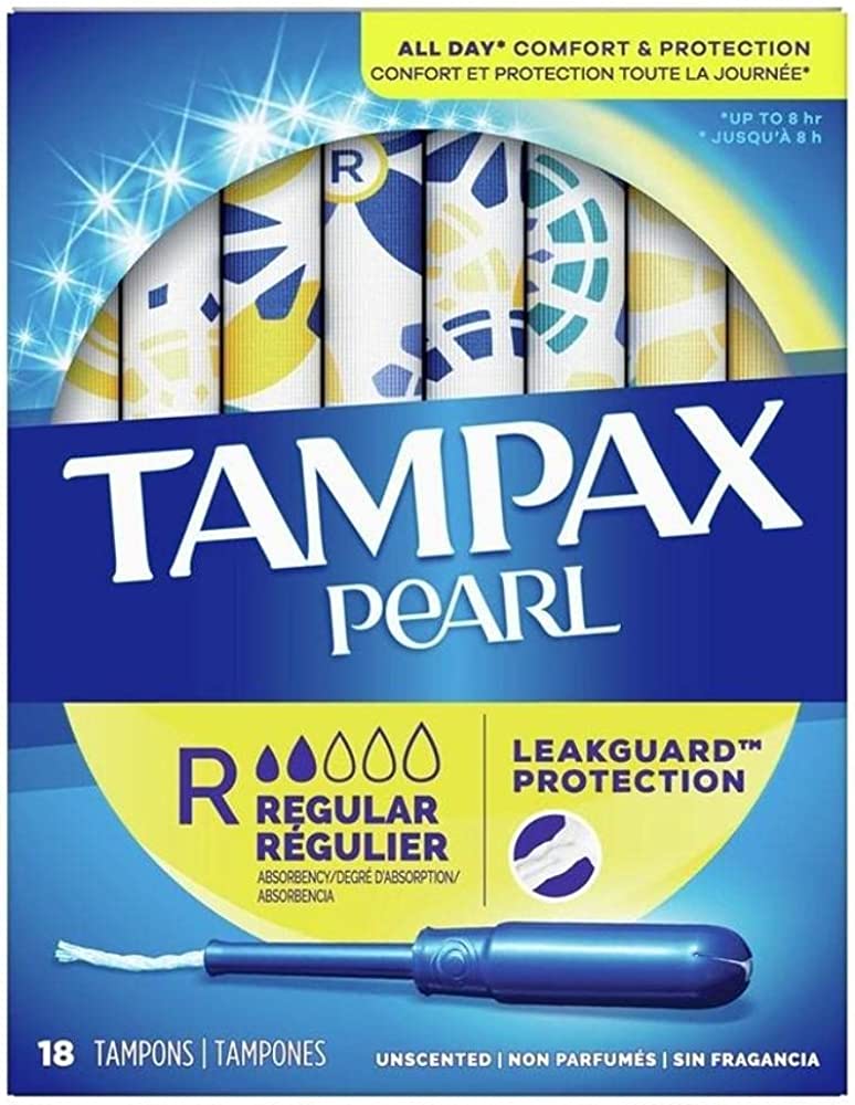 Tampax Pearl Regular Unscented 18X (Each)
