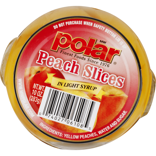 Polar Peach Slice Jar 283G
