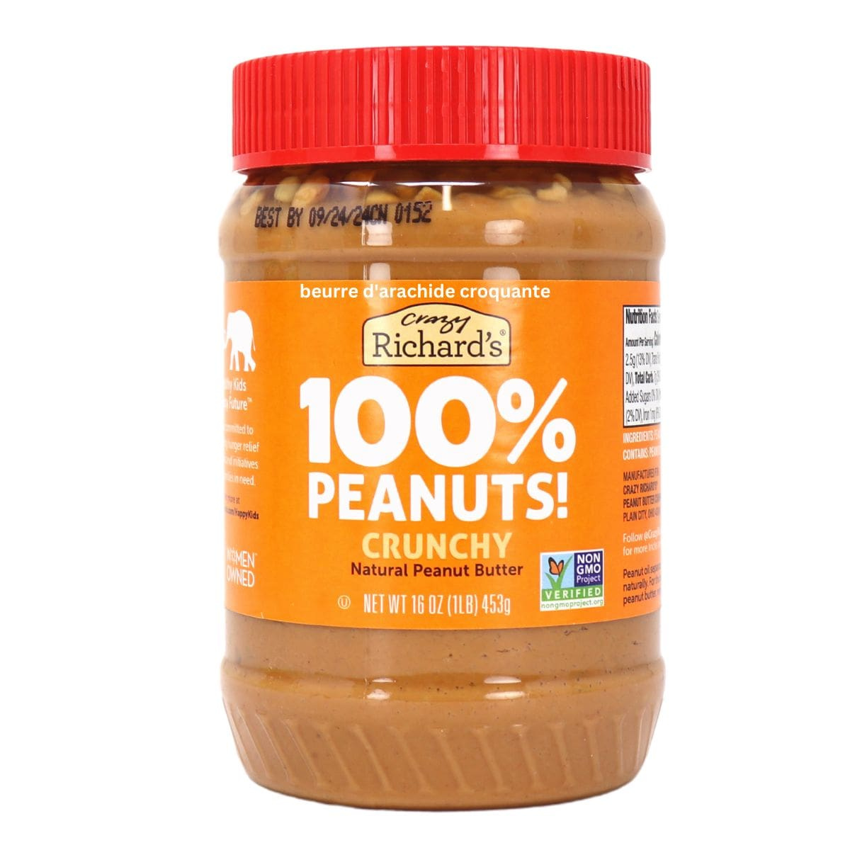 Crazy Richard Peanut Butter Chunky 453G
