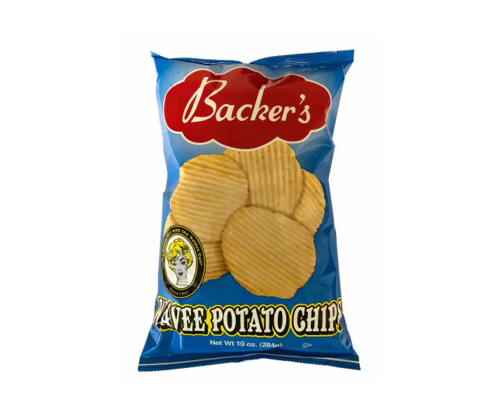 Backers Pot Chips Wavy 120G