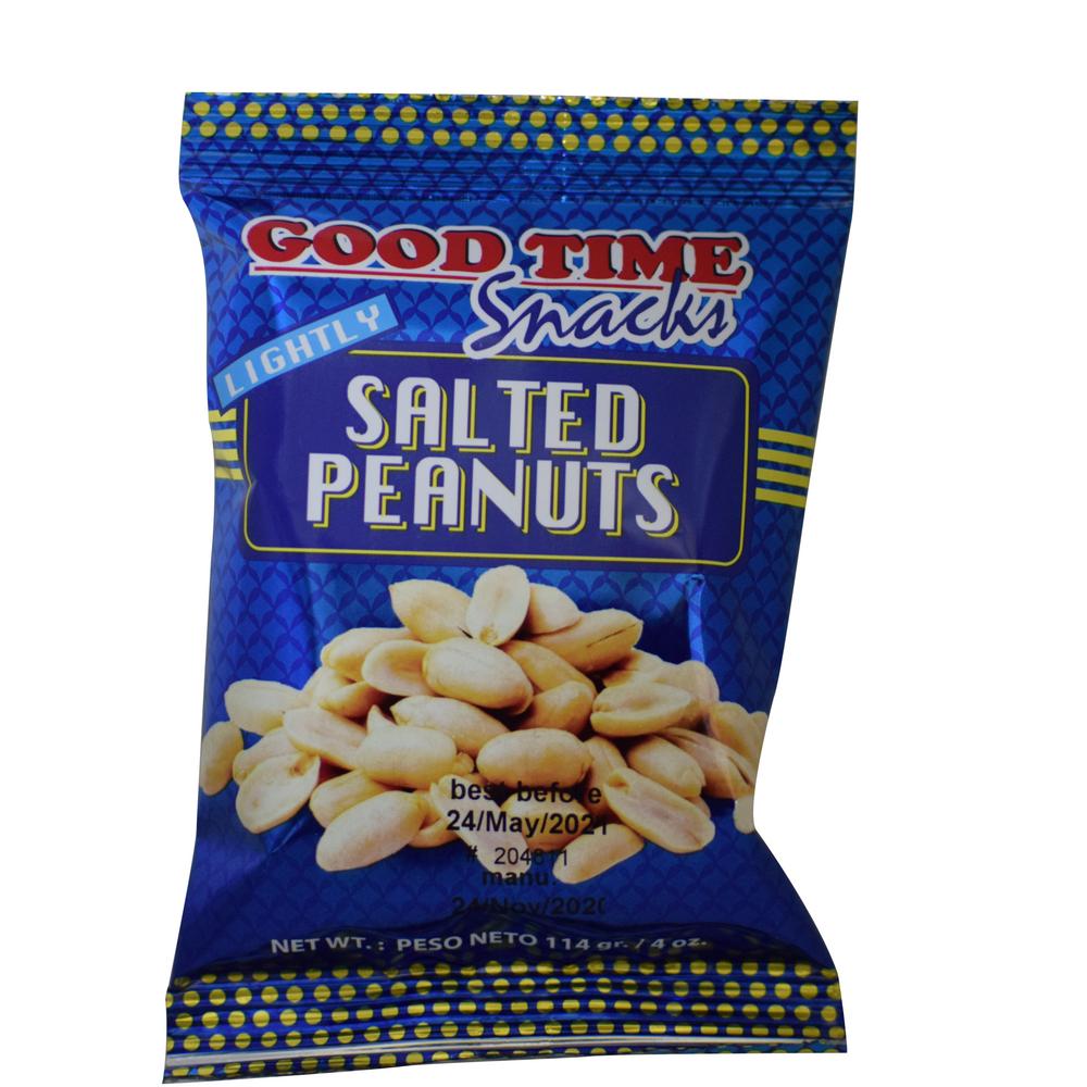 Good Time Large Salted Peanuts 114G