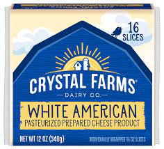 Crystal Farm Amer White 16 Slice 340G