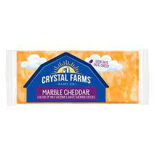 Crystal Farm Marble Cheddar Chunk 198G