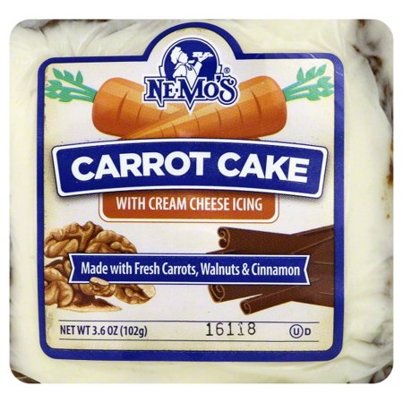 Ne-Mo Carrot Cake Square 102G