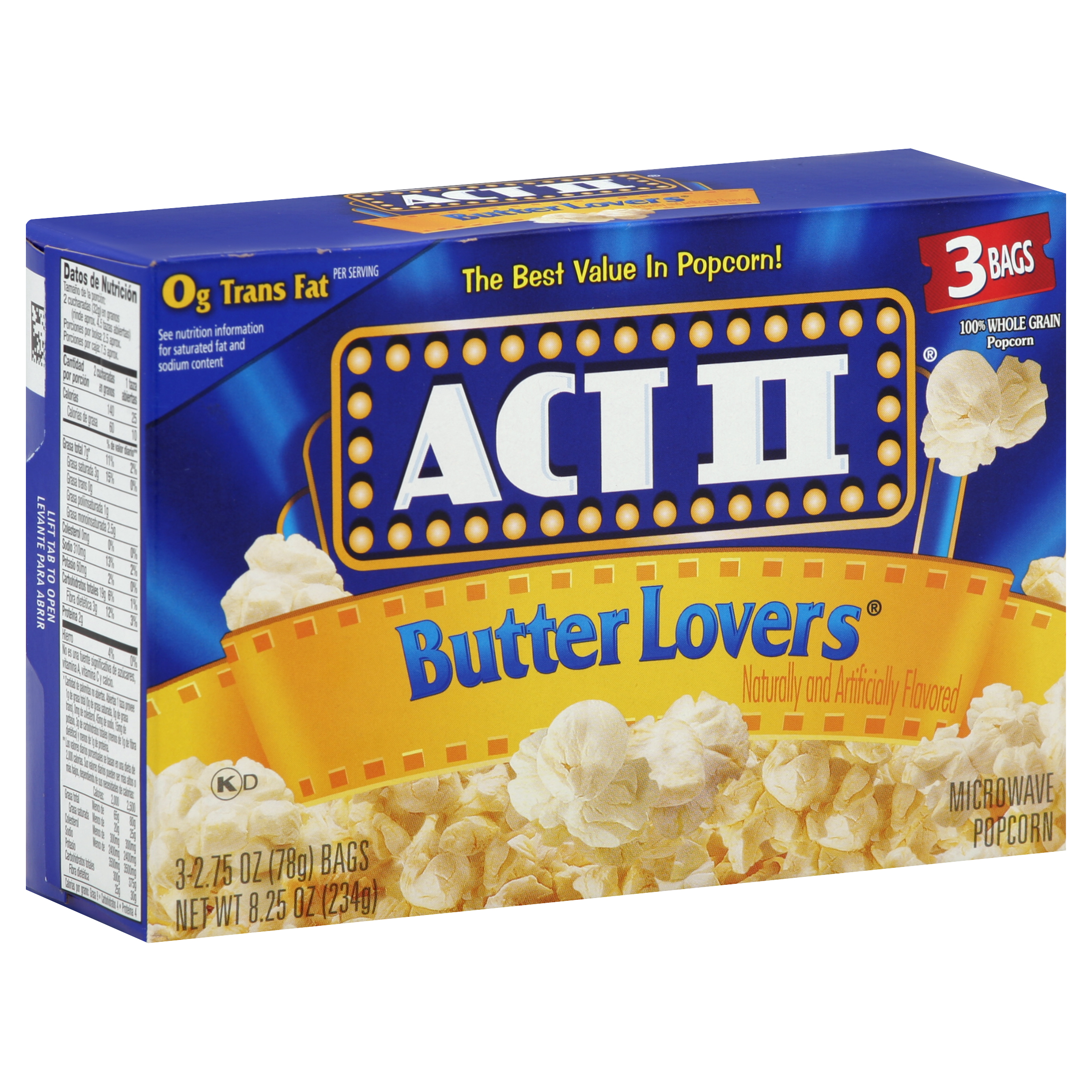 Act 11 12/3 Butter Lovers 99G