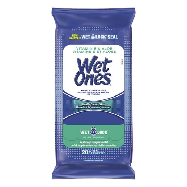 Wet Ones Vitamin E Aloe Wipes 20X (Each)