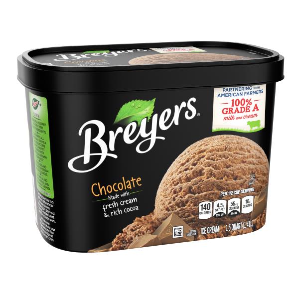 Breyers Chocolate Ice Cream 1.4L